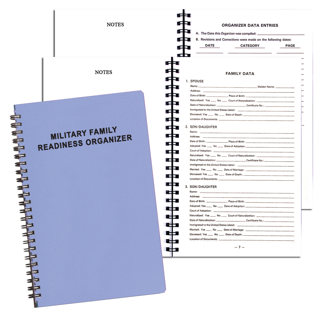 Military Readiness Organizer/ Twilight Cover 1