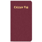 Critter Pal-Pet Information Journal/ Shimmer Covers - Garnet Red Critter Pal-Pet Information Journal/ Shimmer Covers - Garnet Red