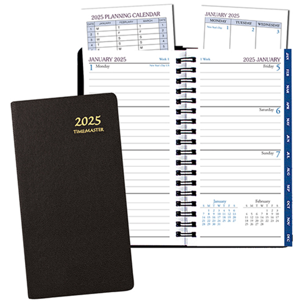 Time Management Planner w/ Continental Vinyl Cover 1