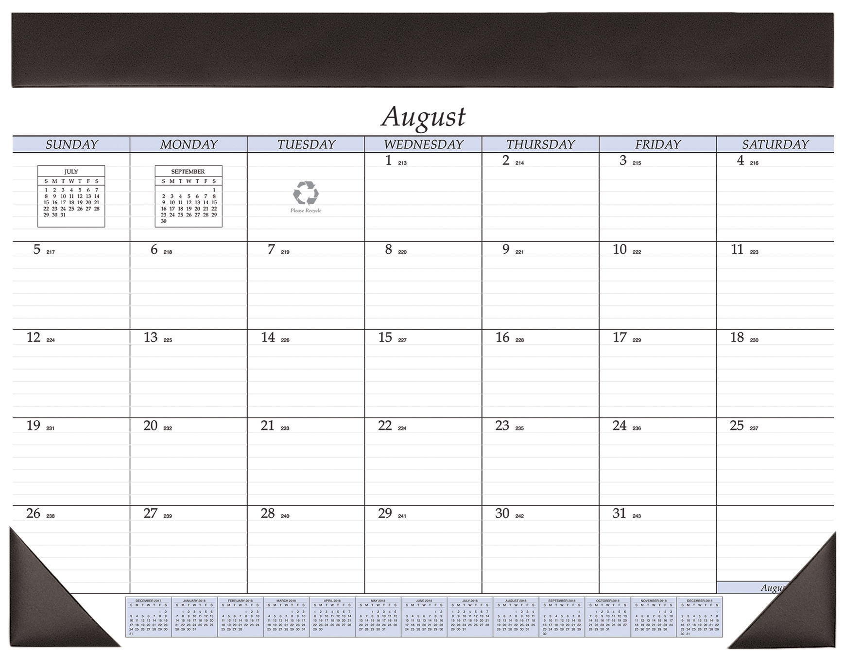 Academic Desk Calendar Pad 1