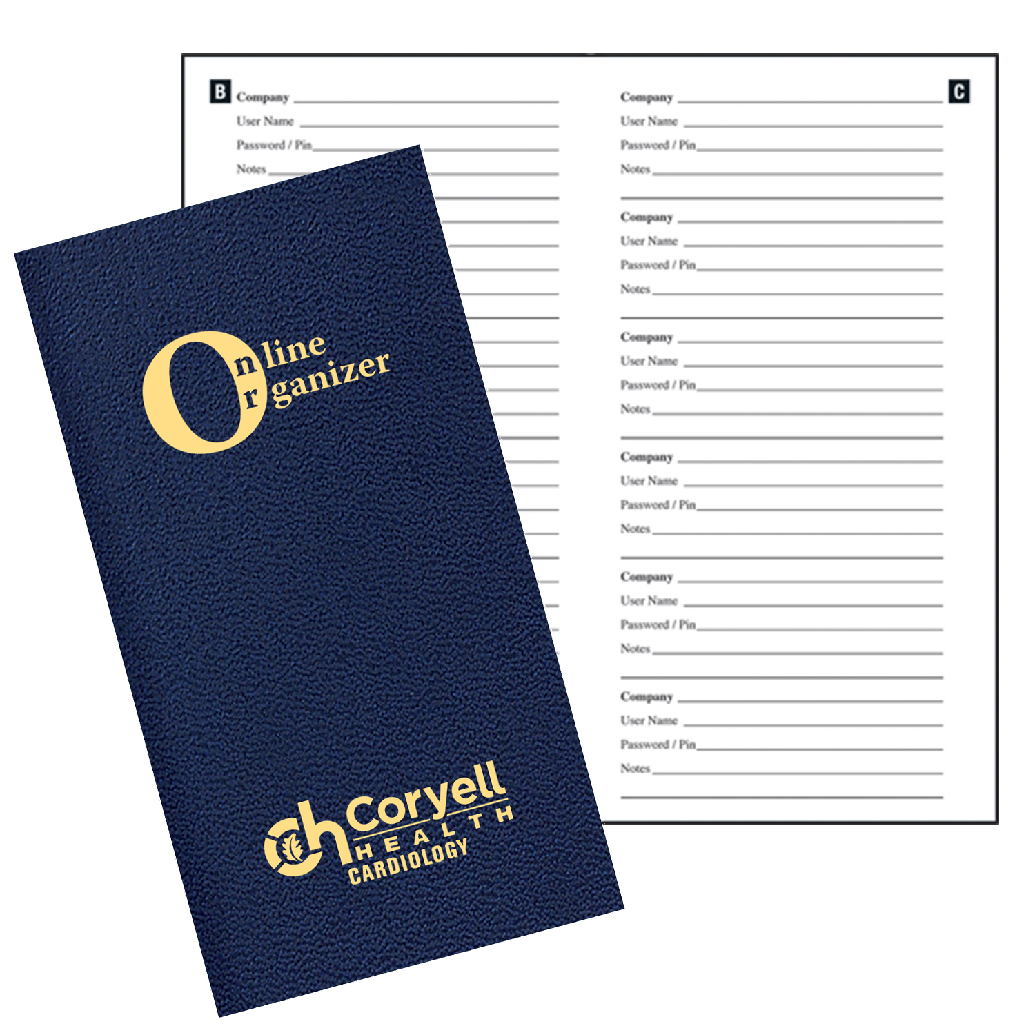 Online Organizer/ Leatherette Cover 1