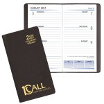 Academic Weekly Pocket Planner w/ Continental Vinyl Cover 1 Academic Weekly Pocket Planner w/ Continental Vinyl Cover 1