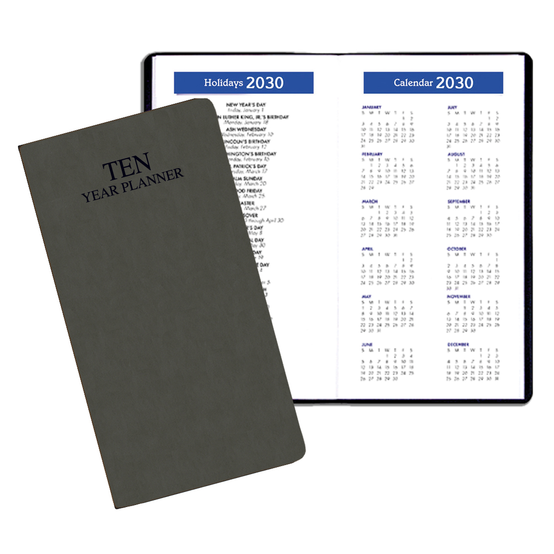 10 Year Reference Calendar w/ Canyon Cover 1