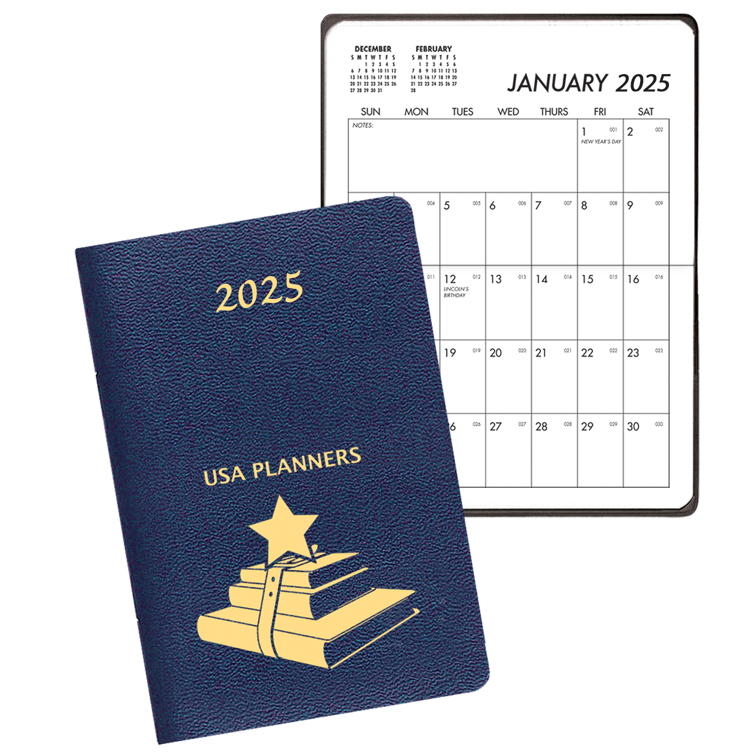 Perfect Fit Pocket Planner w/ Leatherette Cover 1
