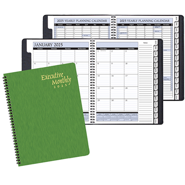 Executive Monthly Planner w/ Shimmer Cover 1