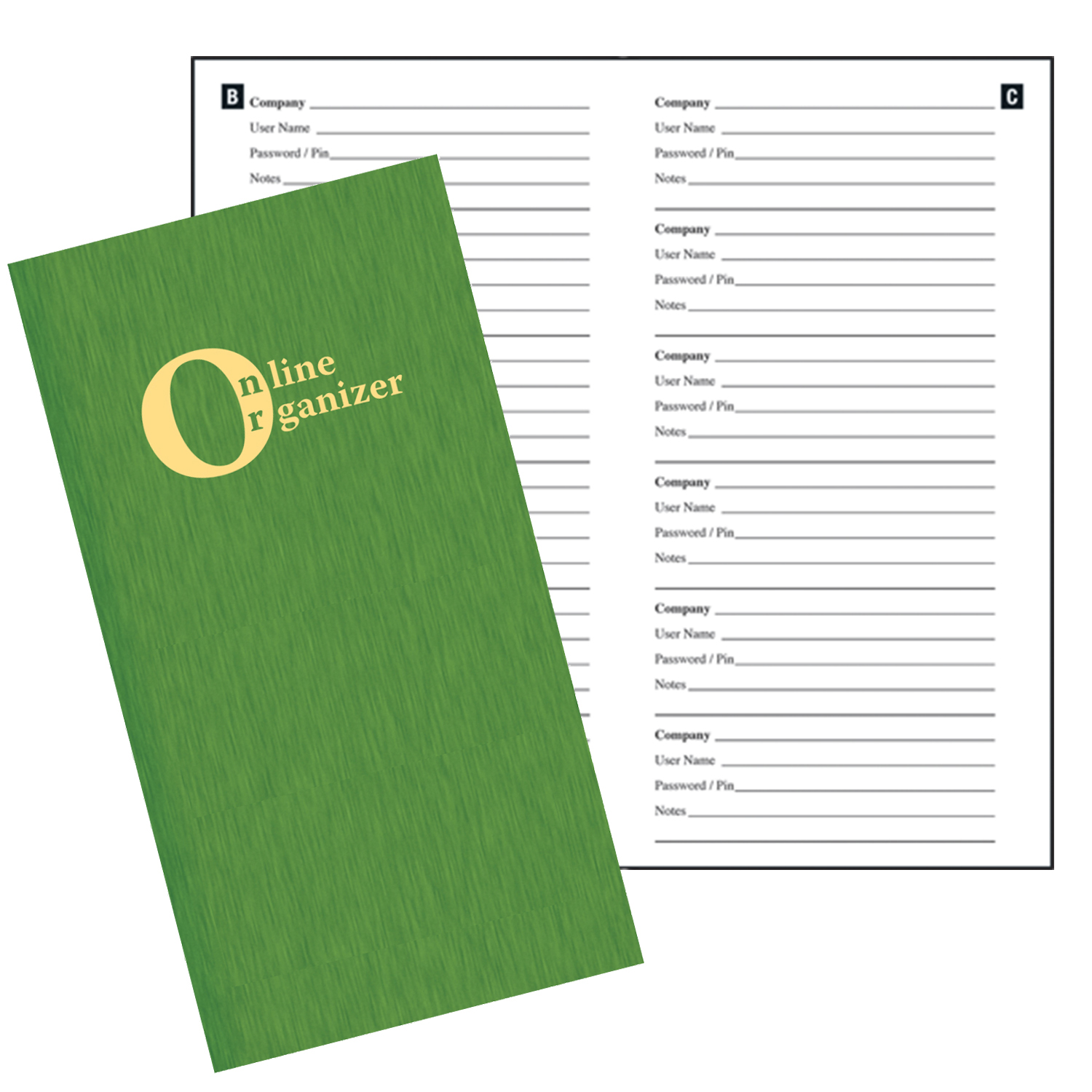 Online Organizer/ Shimmer Cover 1