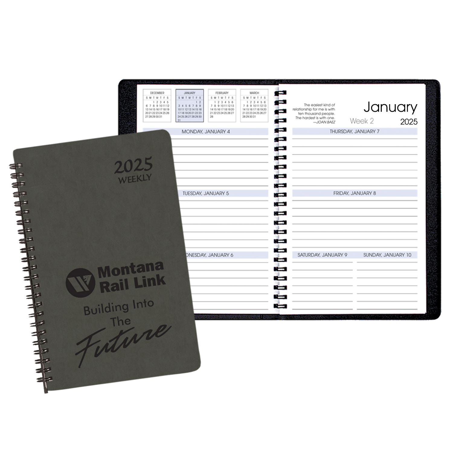 Weekly Desk Appointment Planner w/ Canyon Cover 1