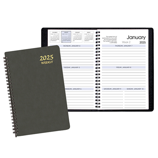 Weekly Desk Appointment Planner w/ Canyon Cover 1