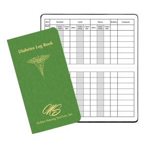 Diabetes Log Book w/ Shimmer Cover 1 Diabetes Log Book w/ Shimmer Cover 1