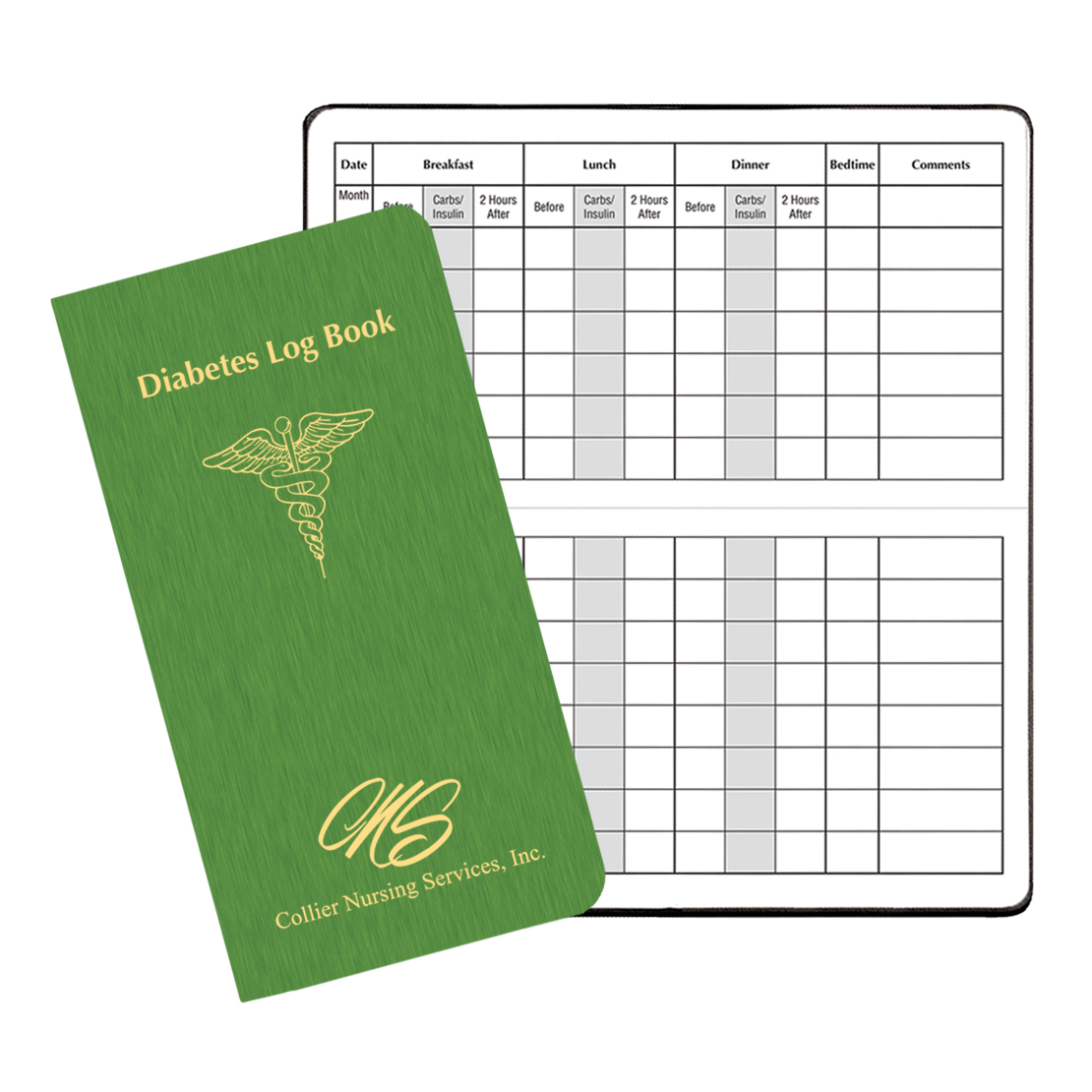 Diabetes Log Book w/ Shimmer Cover 1