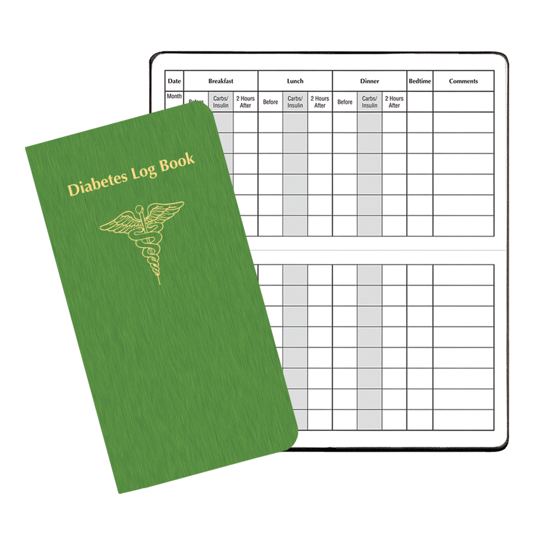 Diabetes Log Book w/ Shimmer Cover 1
