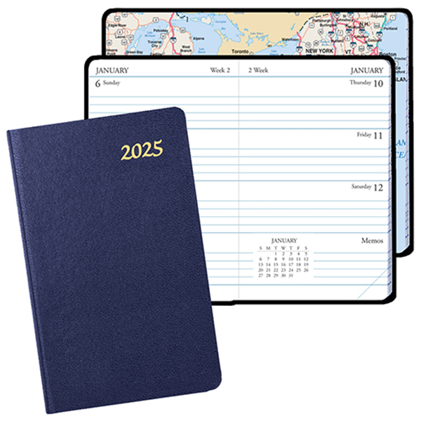 Mini Weekly Pocket Planner - Leatherette Covers 1