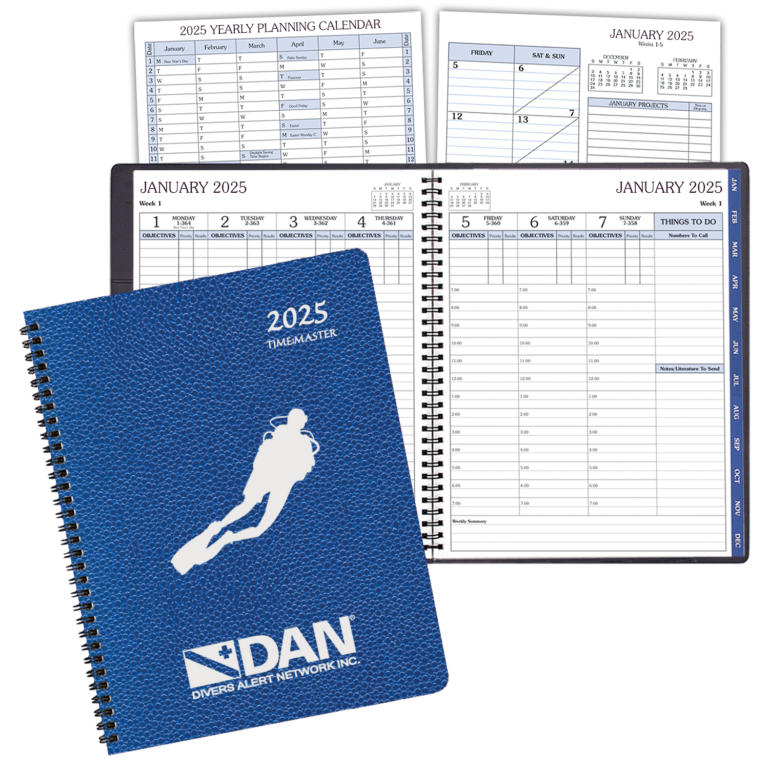 Time Master Time Management Planner w/ Cobblestone Cover 1