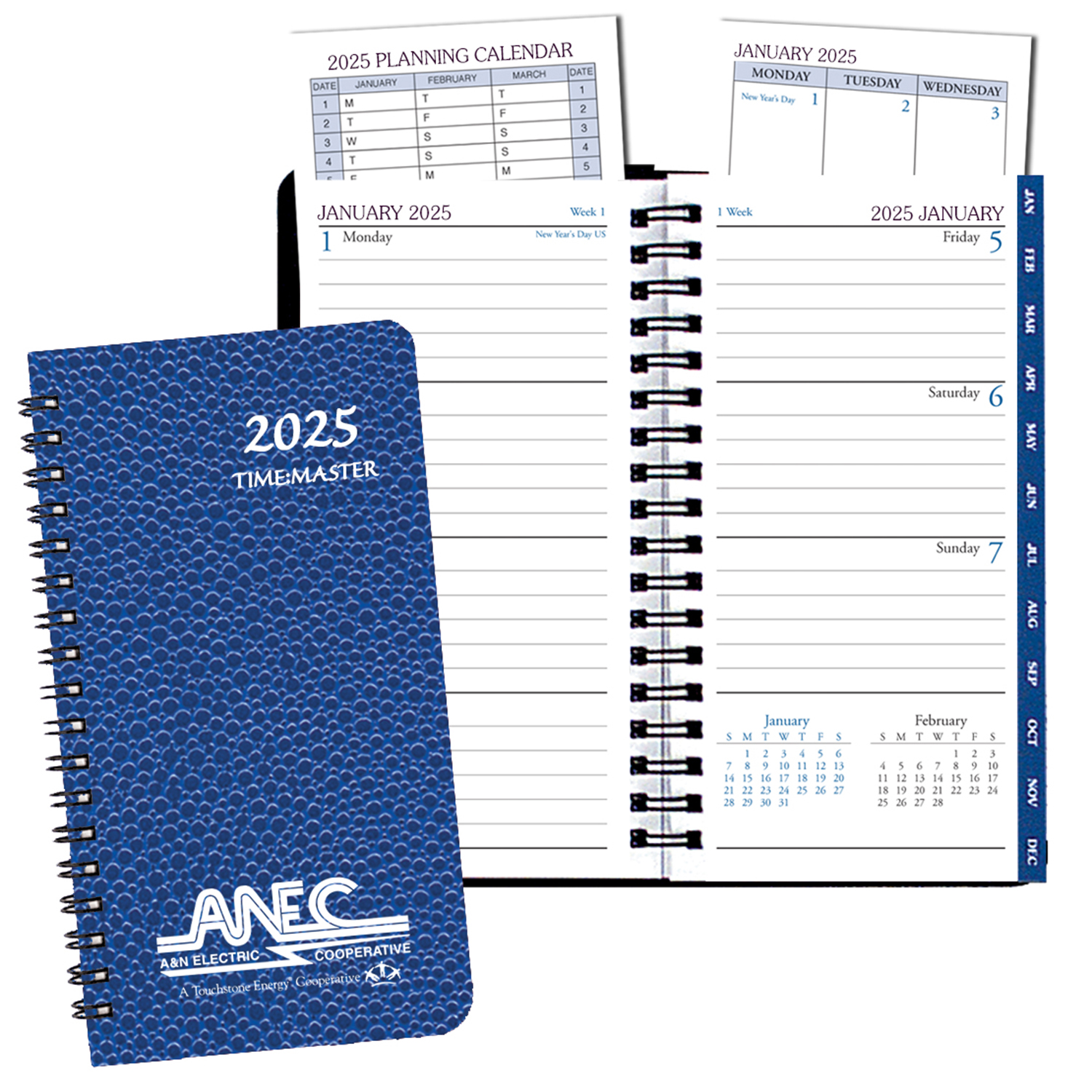 Time:Master Pocket Planner w/ Cobblestone Cover 1