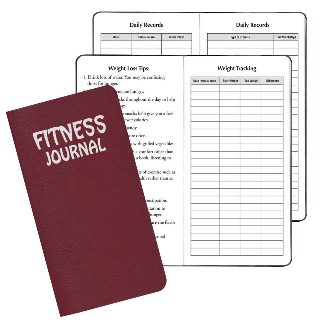 Fitness Journal/ Leatherette Cover 1