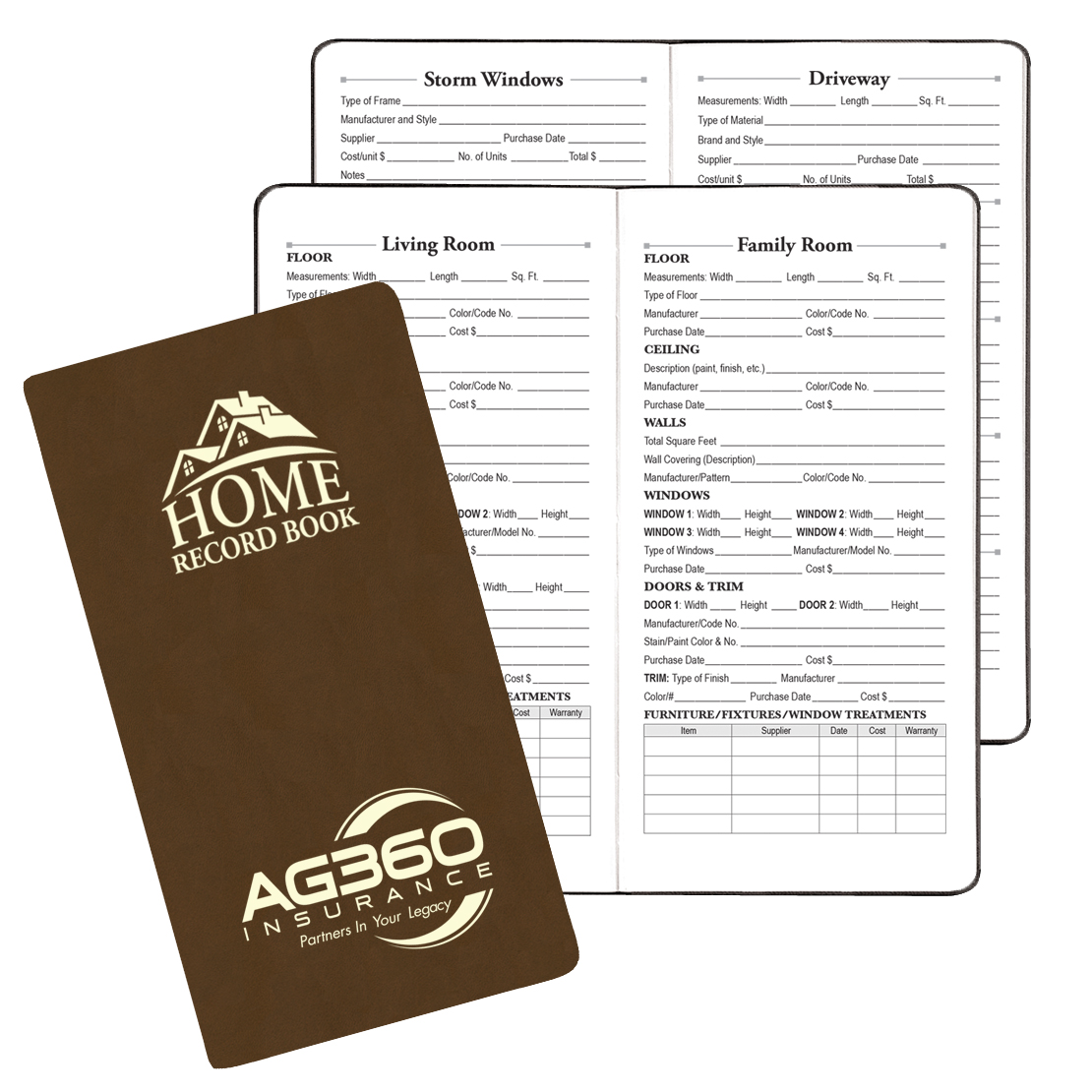 Home Record Book w/ Canyon Cover 1