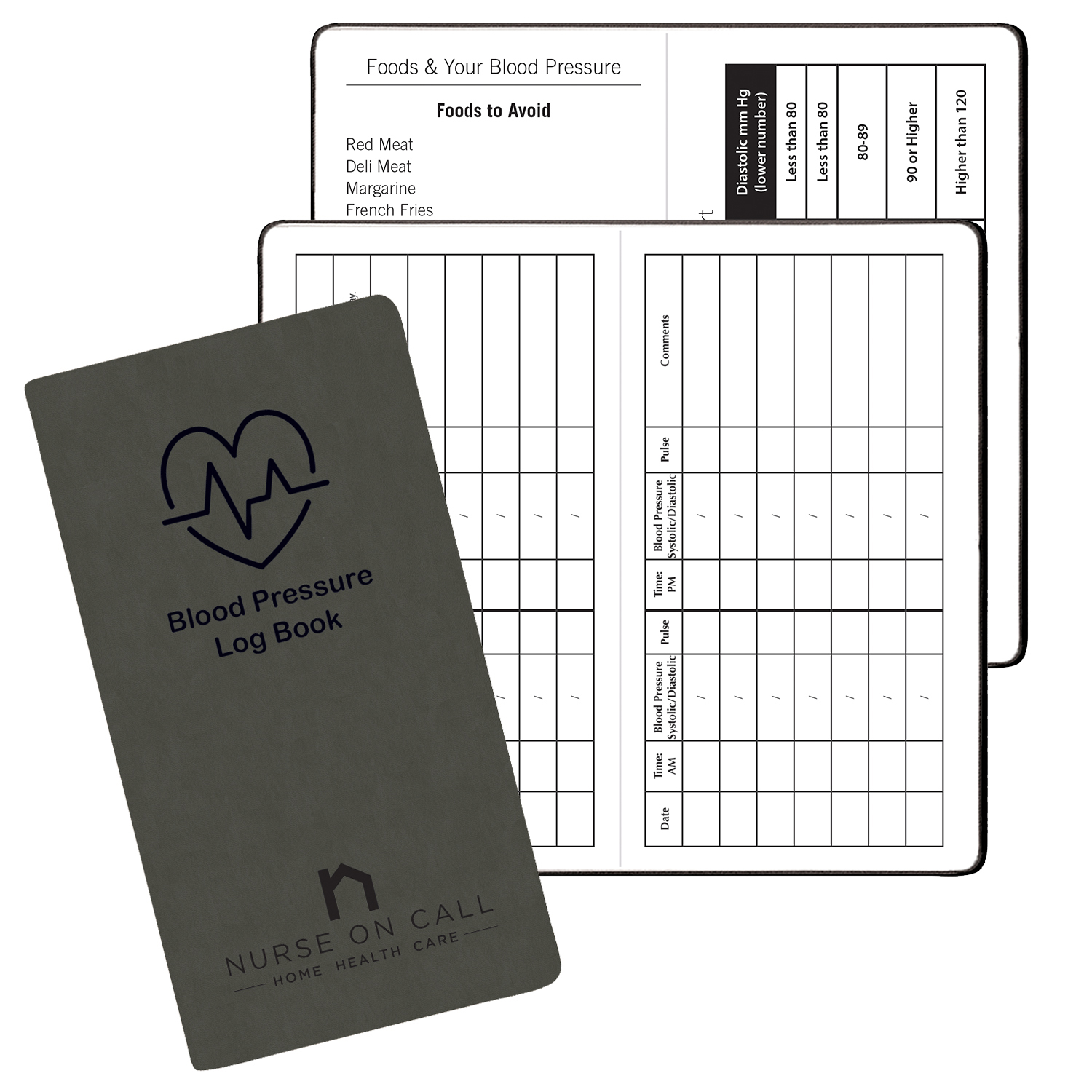 Blood Pressure Log Book w/ Canyon Cover 1