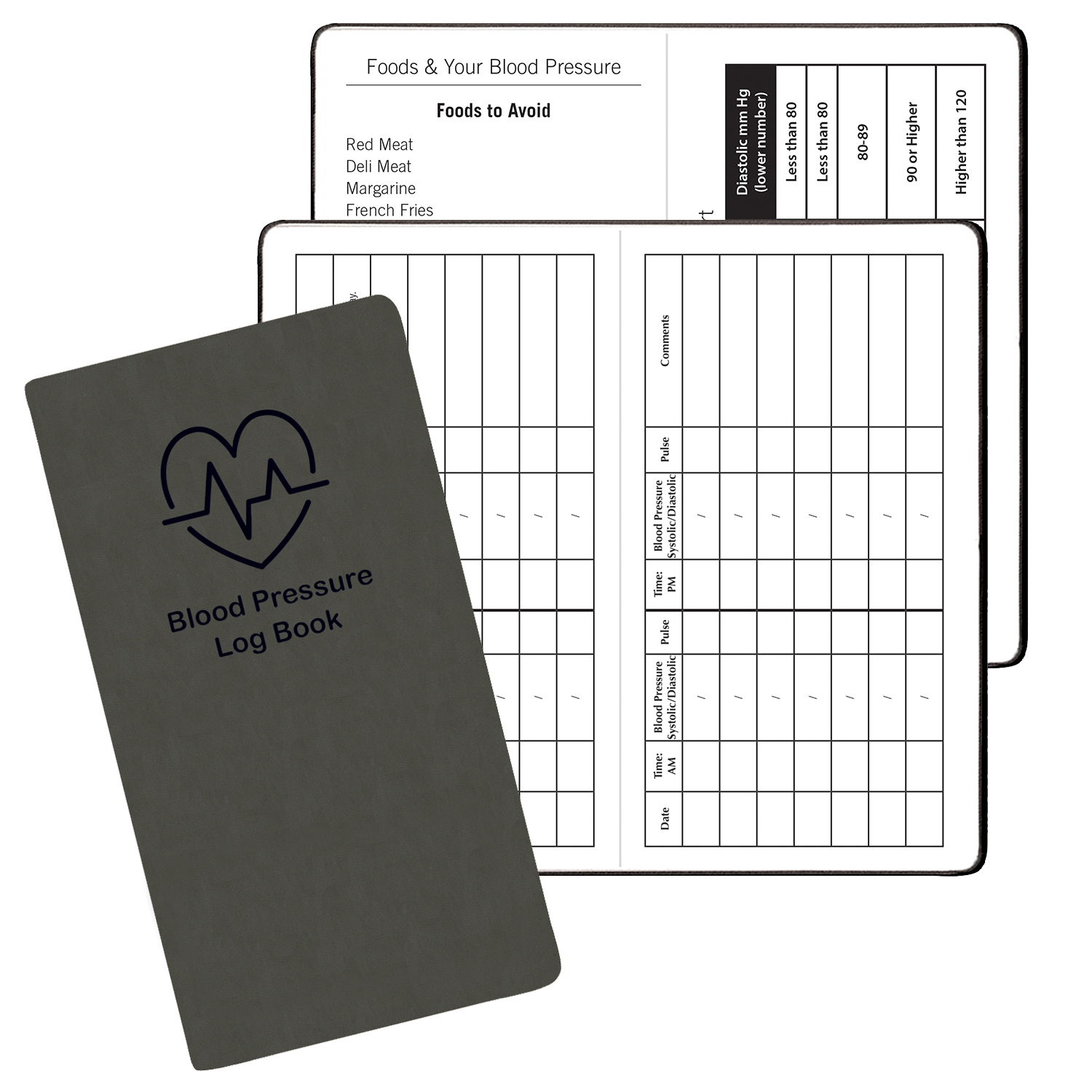 Blood Pressure Log Book w/ Canyon Cover 1
