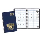 Two Year Monthly Desk Planner w/ Leatherette Cover 1 Two Year Monthly Desk Planner w/ Leatherette Cover 1