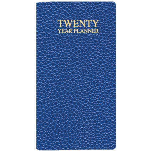 20 Year Reference Calendar w/ Cobblestone Cover 1