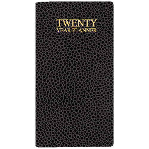 20 Year Reference Calendar w/ Cobblestone Cover 1
