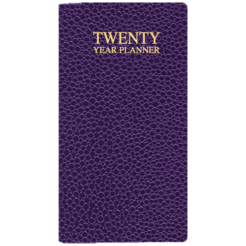 20 Year Reference Calendar w/ Cobblestone Cover 1