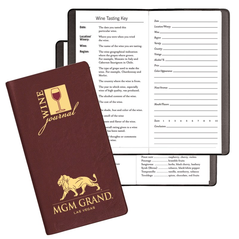 Wine Journal w/ Continental Cover 1 Wine Journal w/ Continental Cover 1