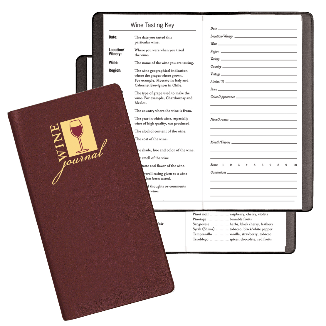 Wine Journal w/ Continental Cover 1