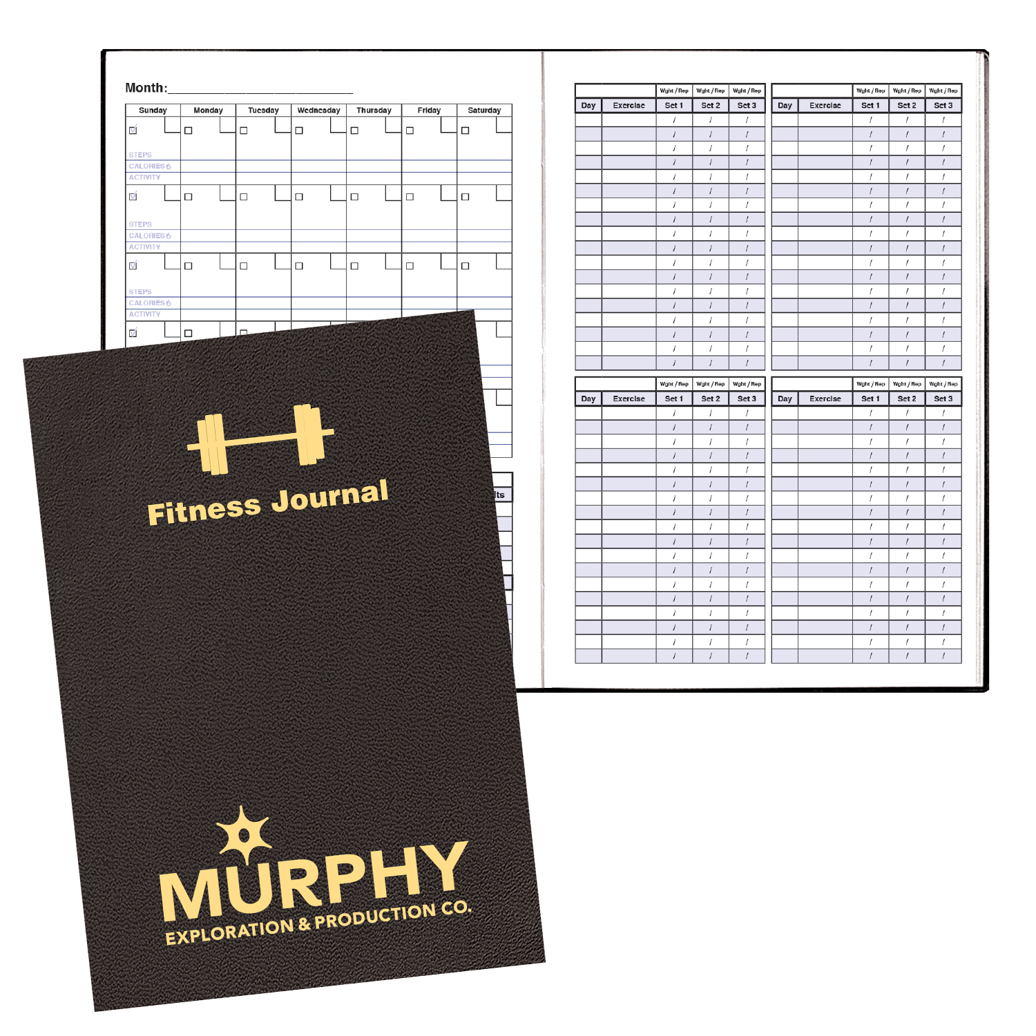 Fitness Journal Large 7 x 10 1