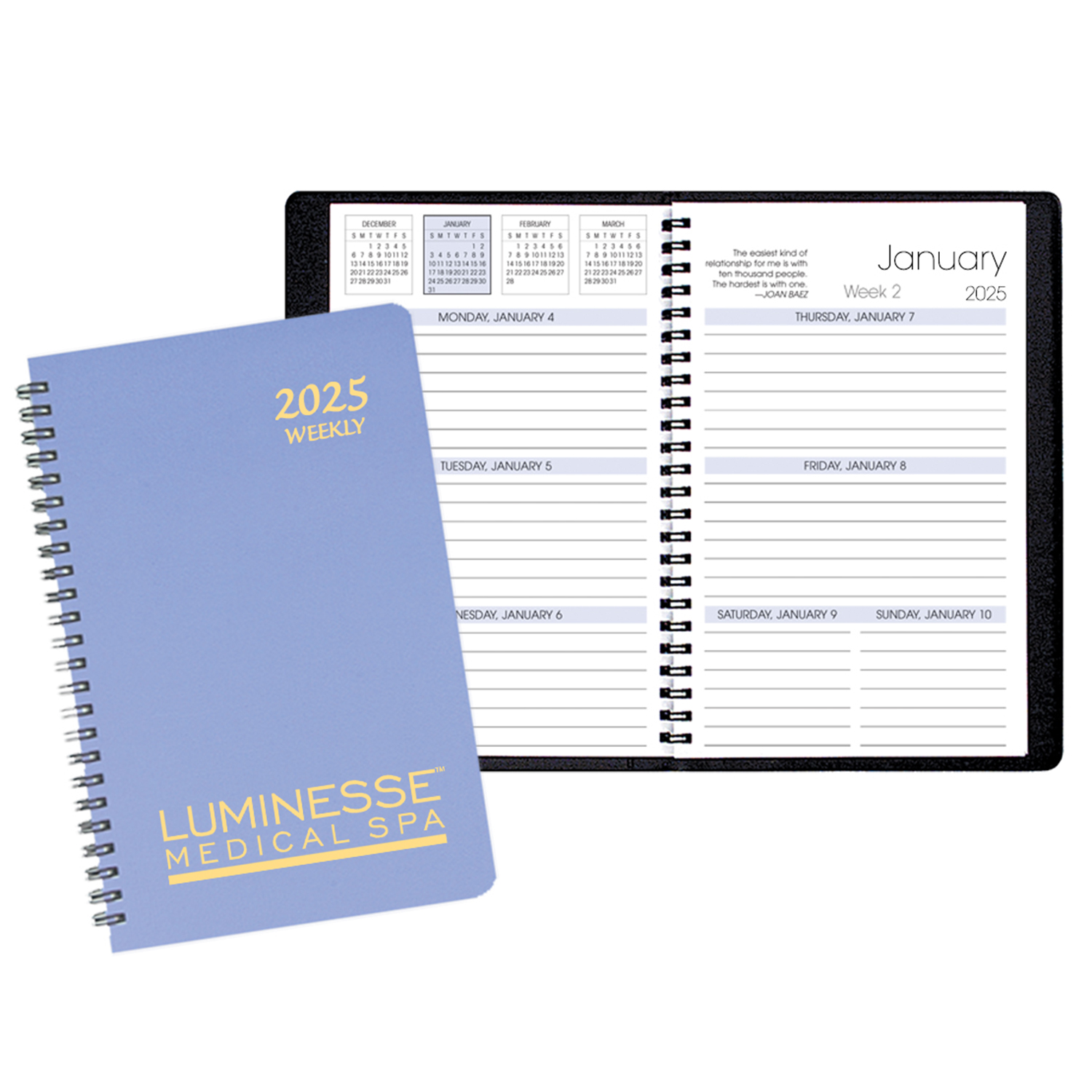 Weekly Desk Appointment Planner w/ Twilight Cover 1