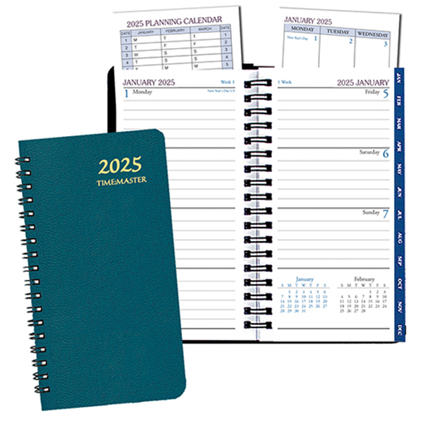 Time Management Pocket Planner w/ Leatherette Cover 1