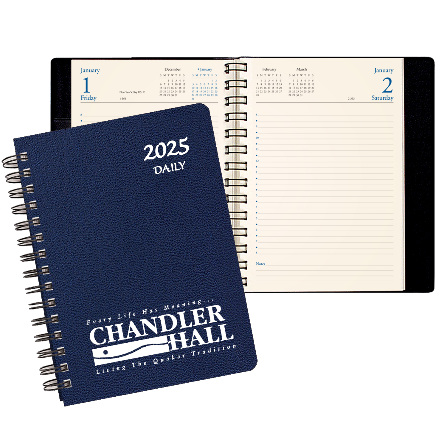 Daily Desk Planner/Leatherette Cover 1