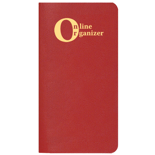 Online Organizer/ Leatherette Cover 1