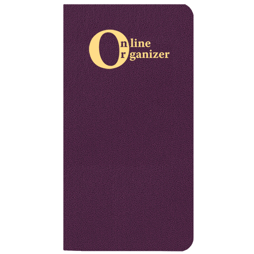Online Organizer/ Leatherette Cover 1