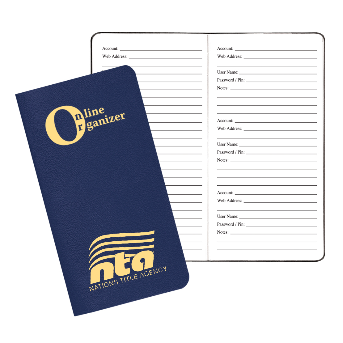 Online Organizer/ Leatherette Cover 1