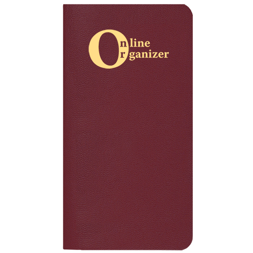Online Organizer/ Leatherette Cover 1