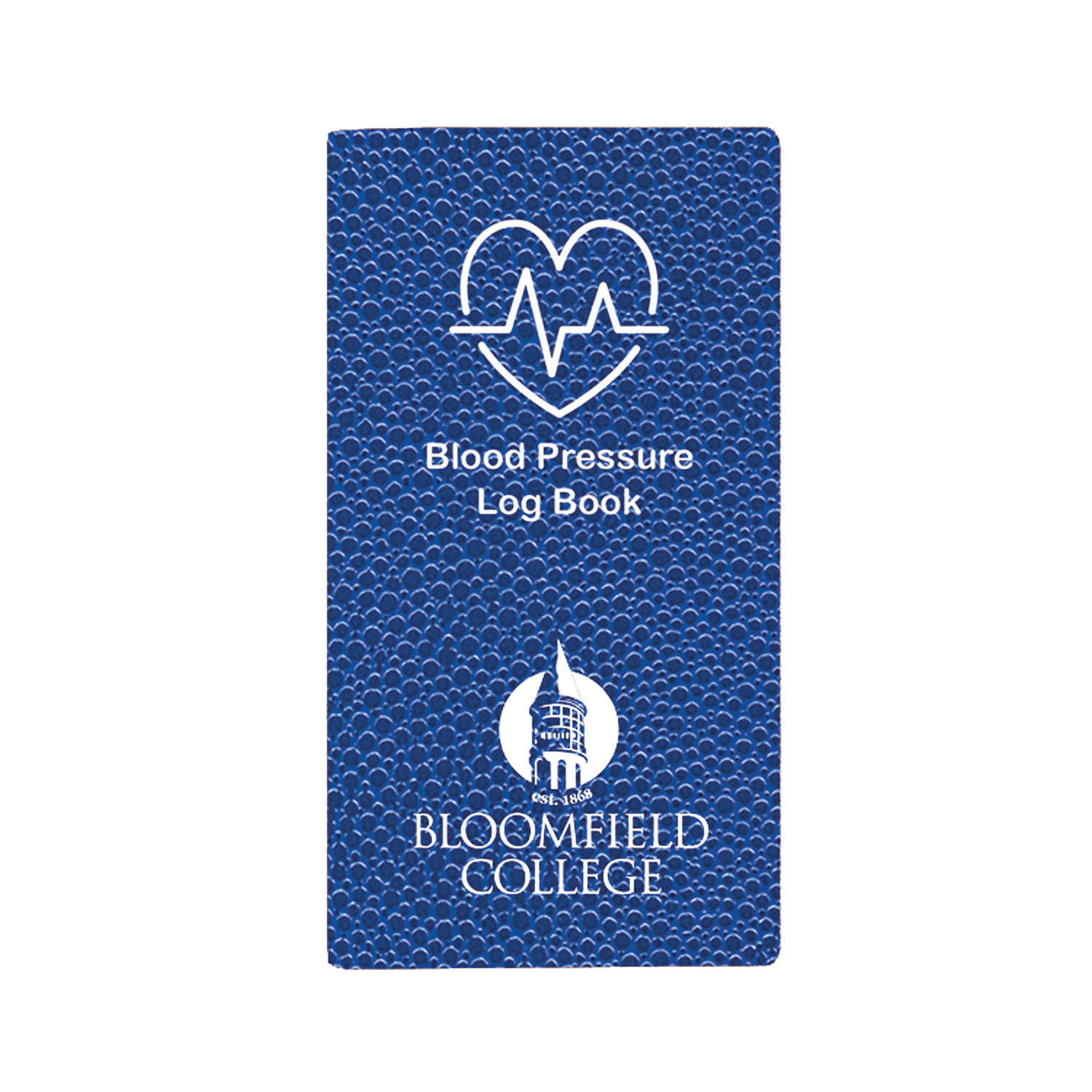 Blood Pressure Log Book w/ Cobblestone Cover 1