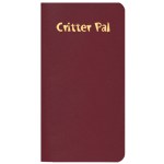 Critter Pal-Pet Medical Journal/ Leatherette Cover - Burgundy Red Critter Pal-Pet Medical Journal/ Leatherette Cover - Burgundy Red