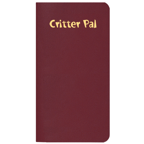 Critter Pal-Pet Medical Journal/ Leatherette Cover 1