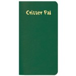 Critter Pal-Pet Medical Journal/ Leatherette Cover - Green Critter Pal-Pet Medical Journal/ Leatherette Cover - Green