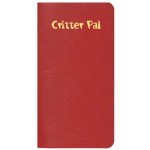 Critter Pal-Pet Medical Journal/ Leatherette Cover - Red Critter Pal-Pet Medical Journal/ Leatherette Cover - Red