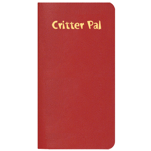 Critter Pal-Pet Medical Journal/ Leatherette Cover 1