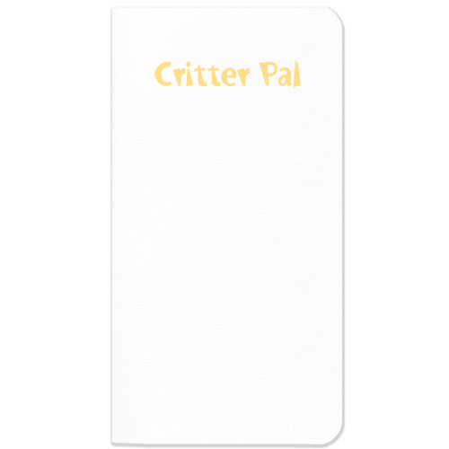 Critter Pal-Pet Medical Journal/ Leatherette Cover 1
