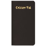 Critter Pal-Pet Medical Journal/ Leatherette Cover - Black Critter Pal-Pet Medical Journal/ Leatherette Cover - Black
