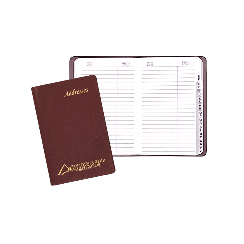 Small Address Book w/ Continental Cover 1 Small Address Book w/ Continental Cover 1