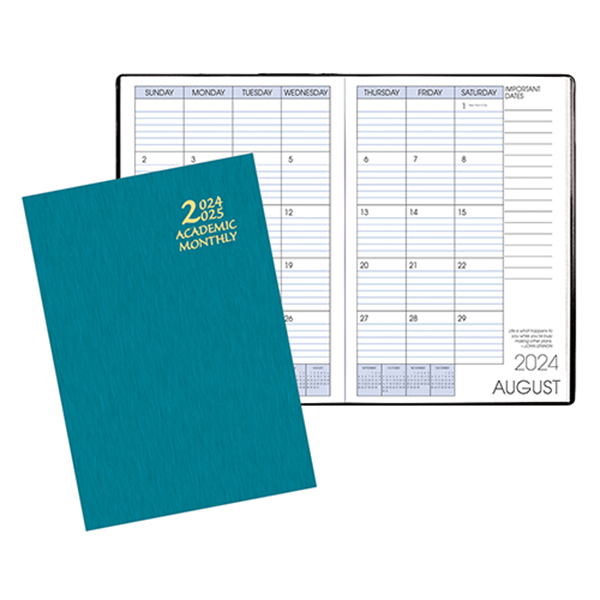 Academic Monthly Planner w/ Shimmer Cover 1
