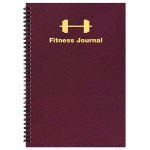 Fitness Journal Large 5 1/2 x 8 1/2, Wire-Bound, Leatherette Cover 4 Fitness Journal Large 5 1/2 x 8 1/2, Wire-Bound, Leatherette Cover 4