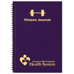 Fitness Journal Large 5 1/2 x 8 1/2, Wire-Bound, Leatherette Cover 9 Fitness Journal Large 5 1/2 x 8 1/2, Wire-Bound, Leatherette Cover 9