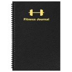 Fitness Journal Large 5 1/2 x 8 1/2, Wire-Bound, Leatherette Cover 2 Fitness Journal Large 5 1/2 x 8 1/2, Wire-Bound, Leatherette Cover 2
