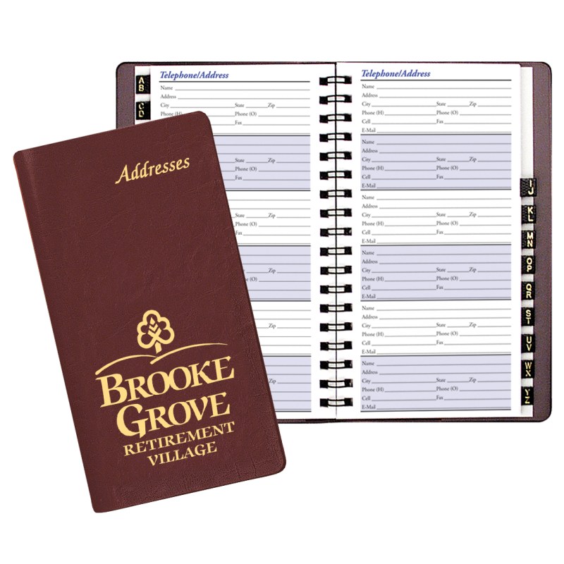 Medium Address Book/ Continental Cover 1 Medium Address Book/ Continental Cover 1